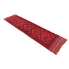 Red Color Mashwani Short Runner 2' 1" x 8' 2" (ft) - No. P36091