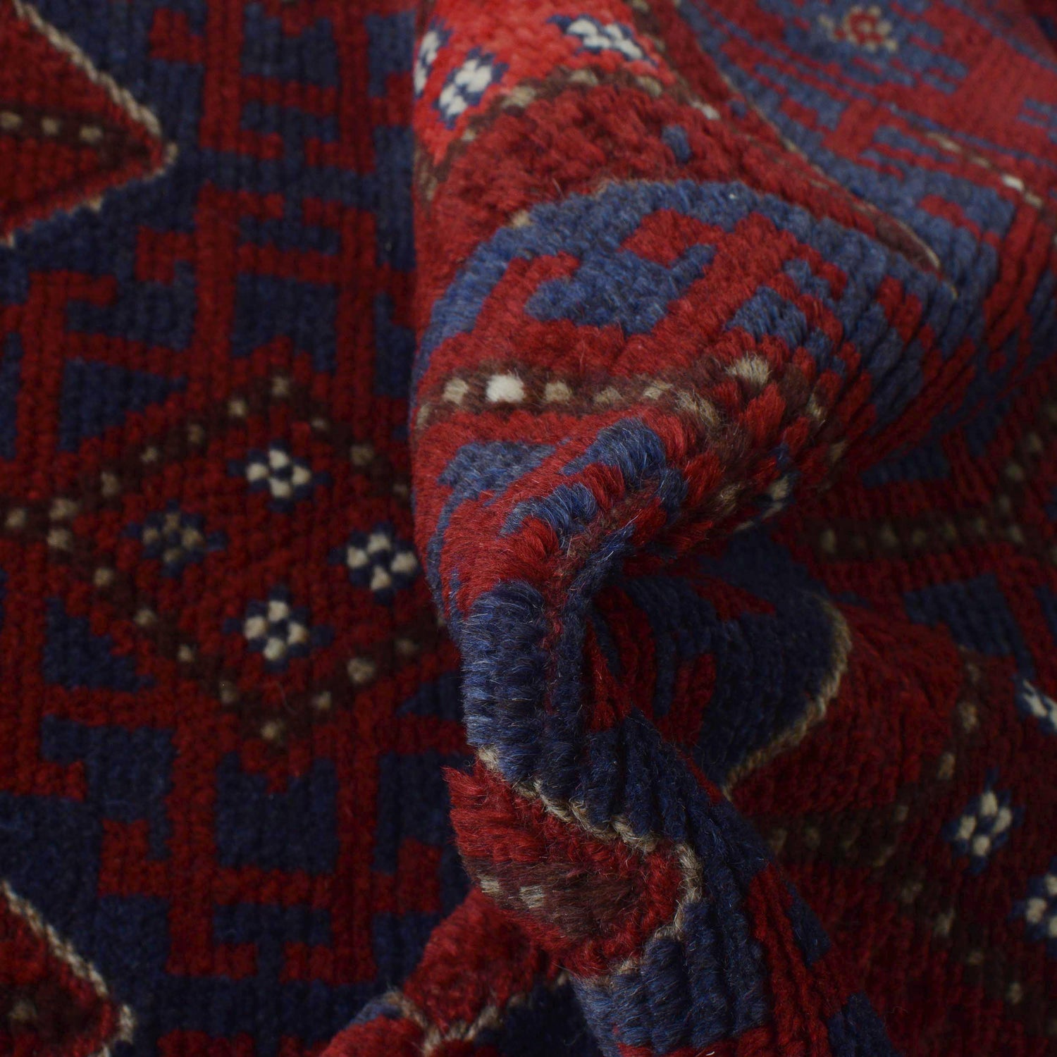 Red Color Mashwani Short Runner 2' 3" x 7' 11" (ft) - No. P36094