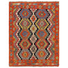 Handmade Vegetable Kilim 4' 3" x 5' 5" (ft) - No. P36112