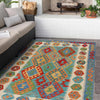 Handmade Vegetable Kilim 4' 2" x 5' 10" (ft) - No. P36116