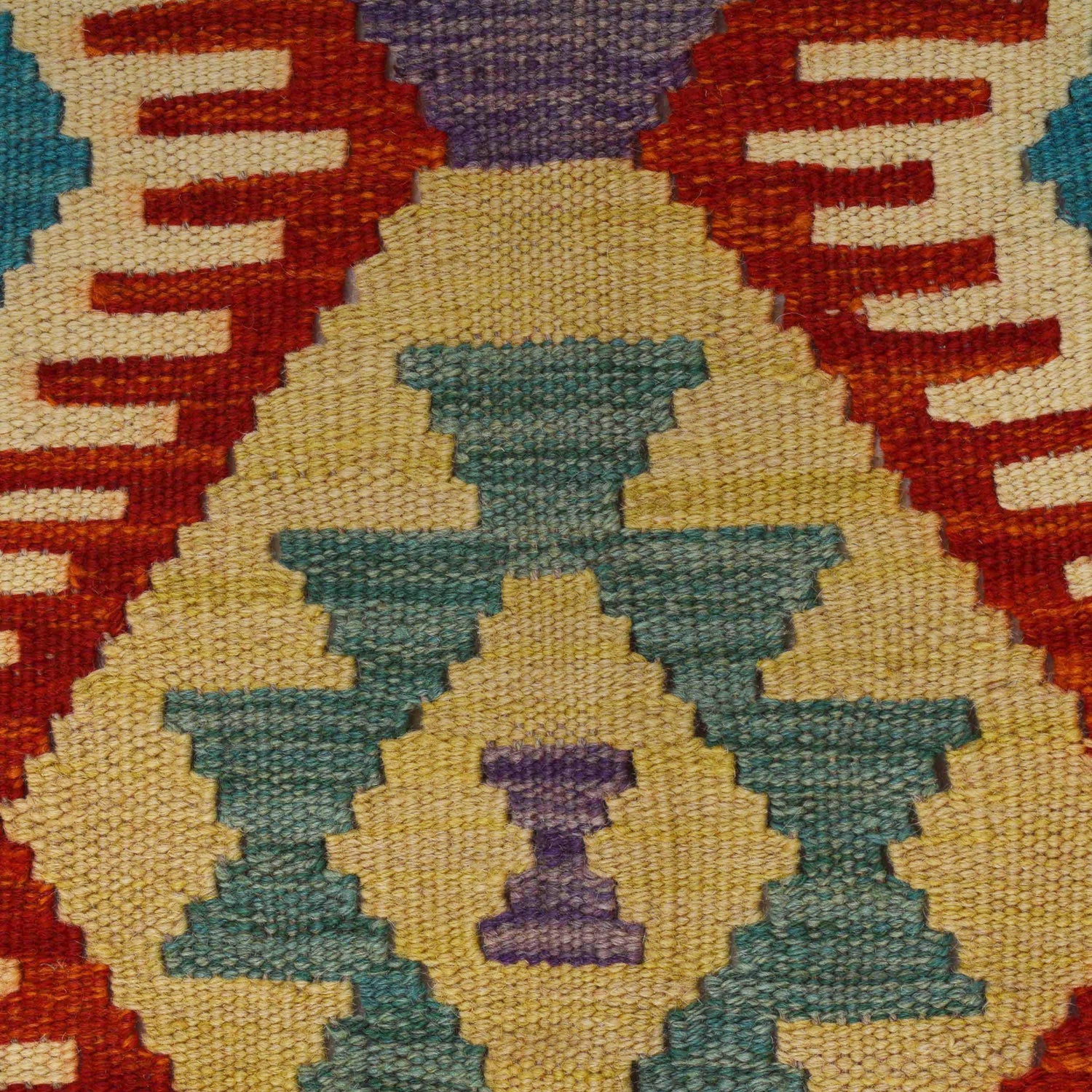 Handmade Vegetable Kilim 4' 1" x 5' 7" (ft) - No. P36122