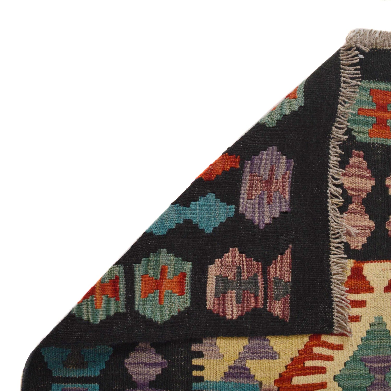 Handmade Vegetable Kilim 4' 1" x 5' 7" (ft) - No. P36122