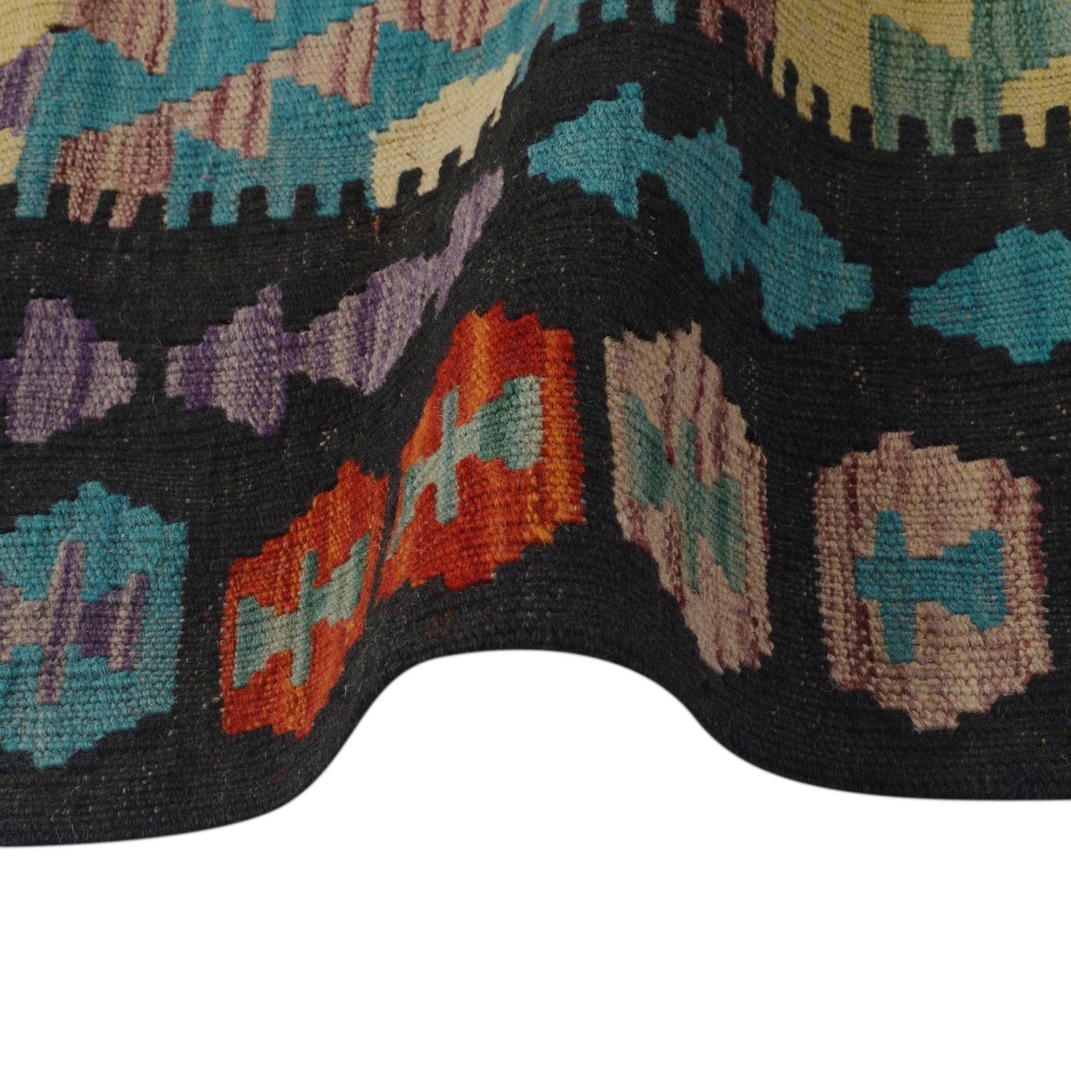 Handmade Vegetable Kilim 4' 1" x 5' 7" (ft) - No. P36122