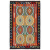 Handmade Vegetable Kilim 3' 11" x 6' 5" (ft) - No. P36123