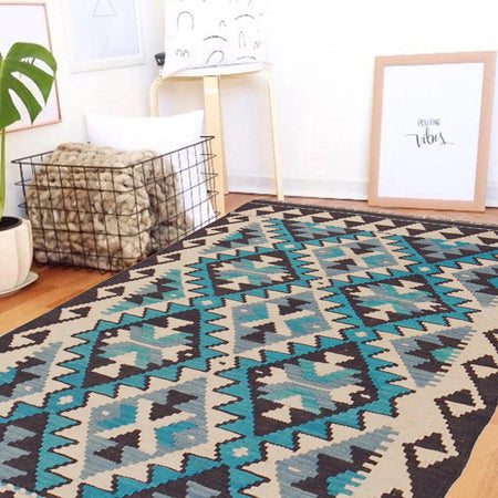 Handmade Vegetable Kilim 2' 10" x 4' 4" (ft) - No. P36132