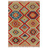 Handmade Vegetable Kilim 3' 5" x 5' 0" (ft) - No. P36140