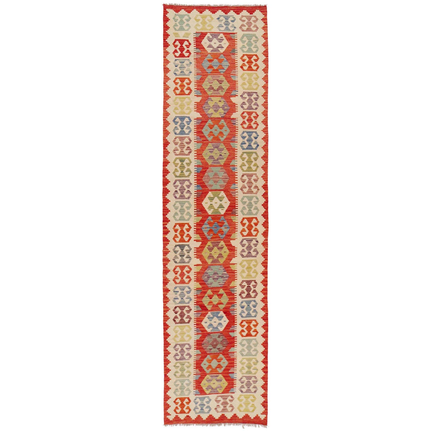 Vegetable Kilim Runner 2' 10" x 12' 9" (ft) - No. P36157