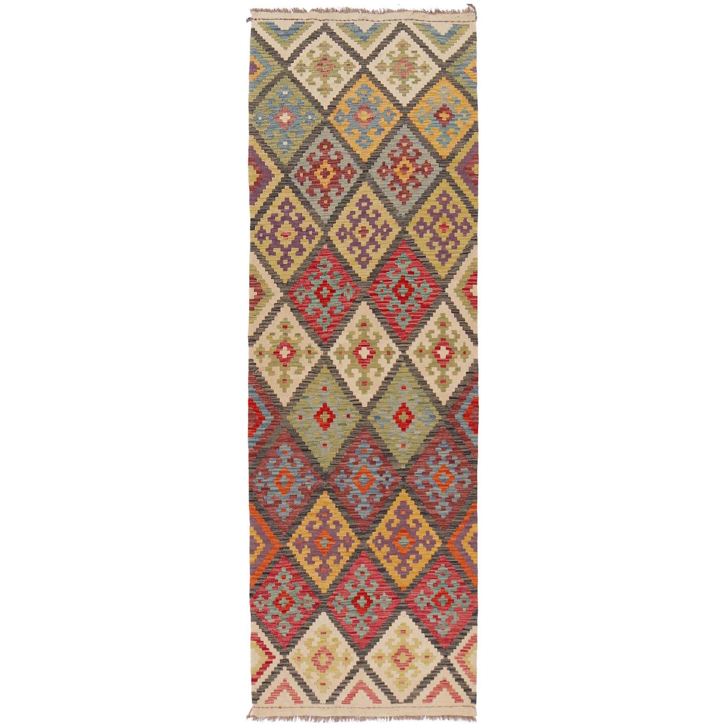 Vegetable Kilim Runner 2' 11" x 9' 8" (ft) - No. P36162