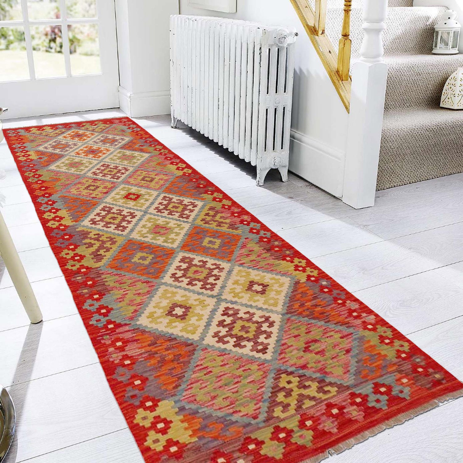 Vegetable Kelim Runner 2' 10" x 9' 8" (ft) - No. P36163