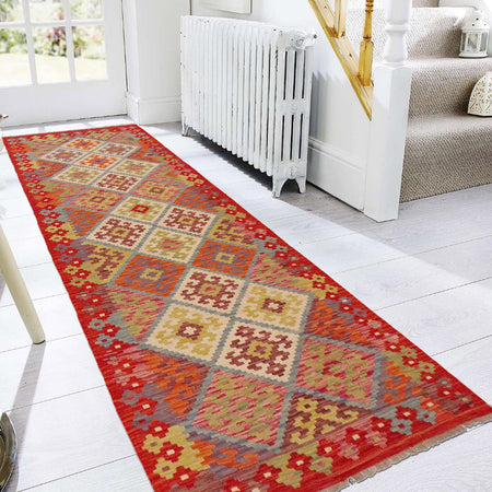 Vegetable Kelim Runner 2' 10" x 9' 8" (ft) - No. P36163