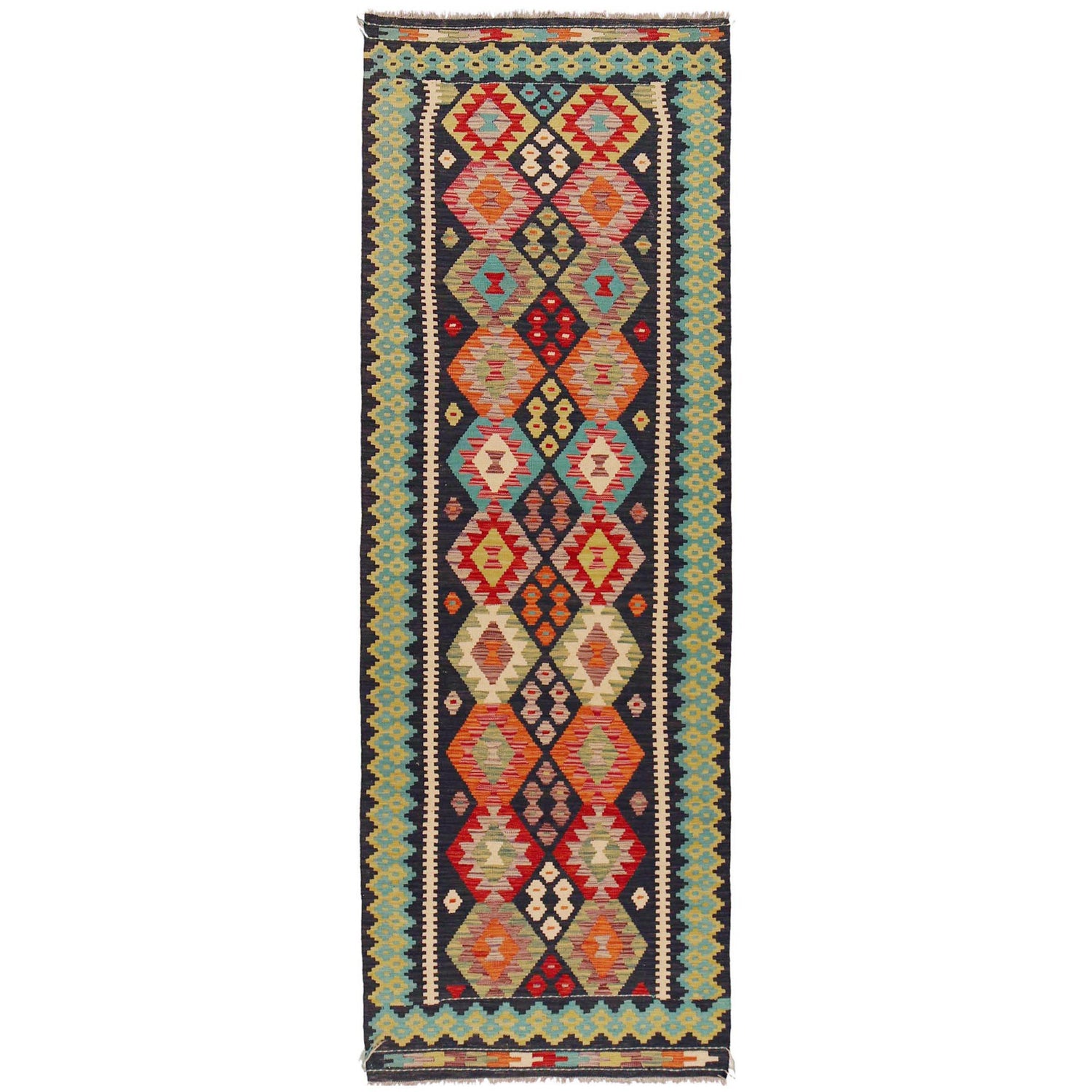 Vegetable Kilim Runner 3' 1" x 9' 8" (ft) - No. P36168