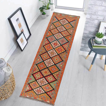 Vegetable Kelim Runner 2' 10" x 9' 11" (ft) - No. P36170