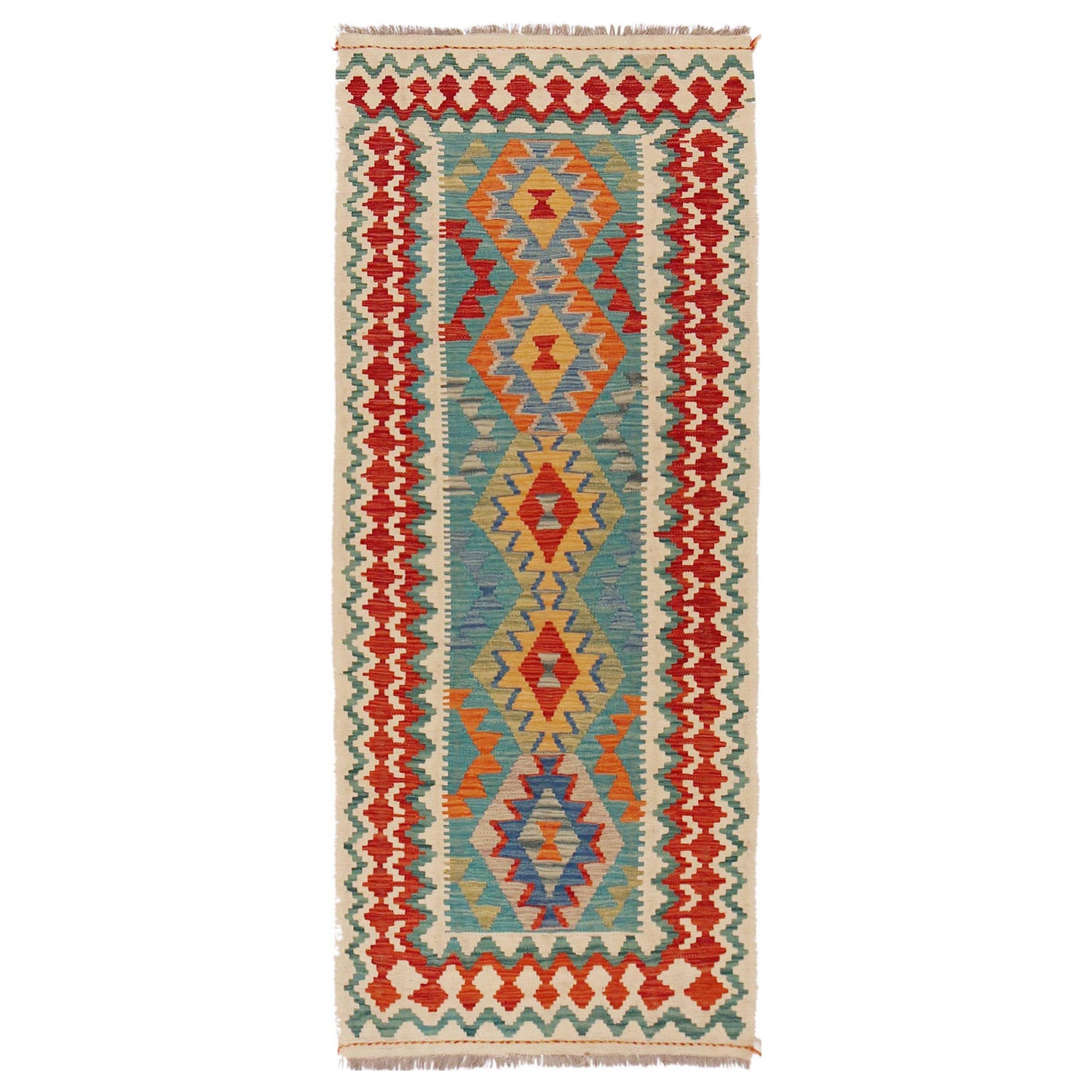 Vegetable Kilim Runner 2' 9" x 6' 9" (ft)- No. P36175
