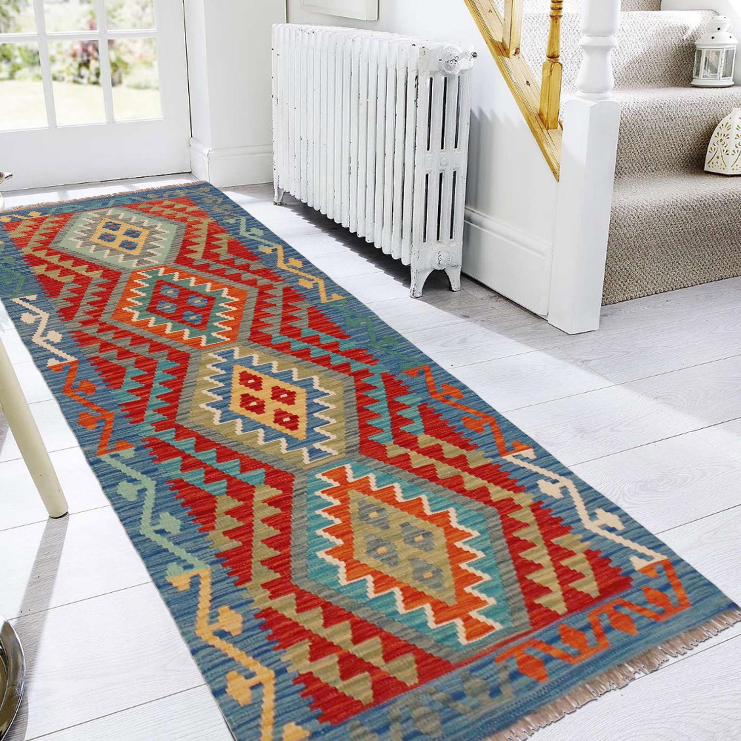 Vegetable Kilim Runner 2' 7" x 6' 6" (ft)- No. P36177