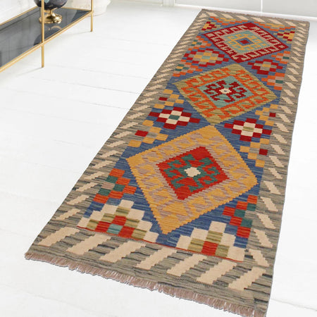 Vegetable Kelim Runner 2' 7" x 6' 5" (ft)- No. P36178