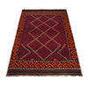 Hand Knotted Multi Kilim 6' 1" x 9' 9" (ft) - No. P36187