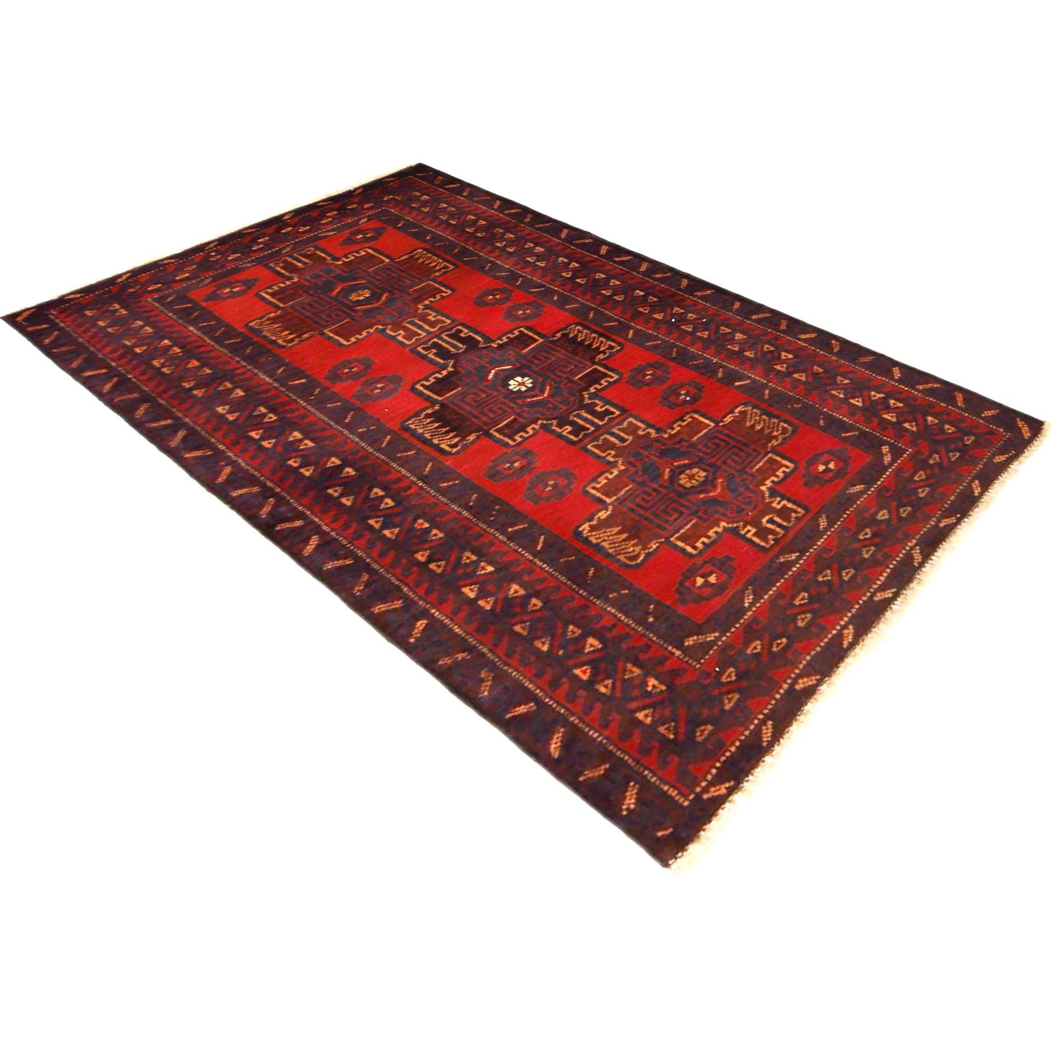 Traditional Baloch Rug 2' 9" x 4' 6" (ft) - No. P36190