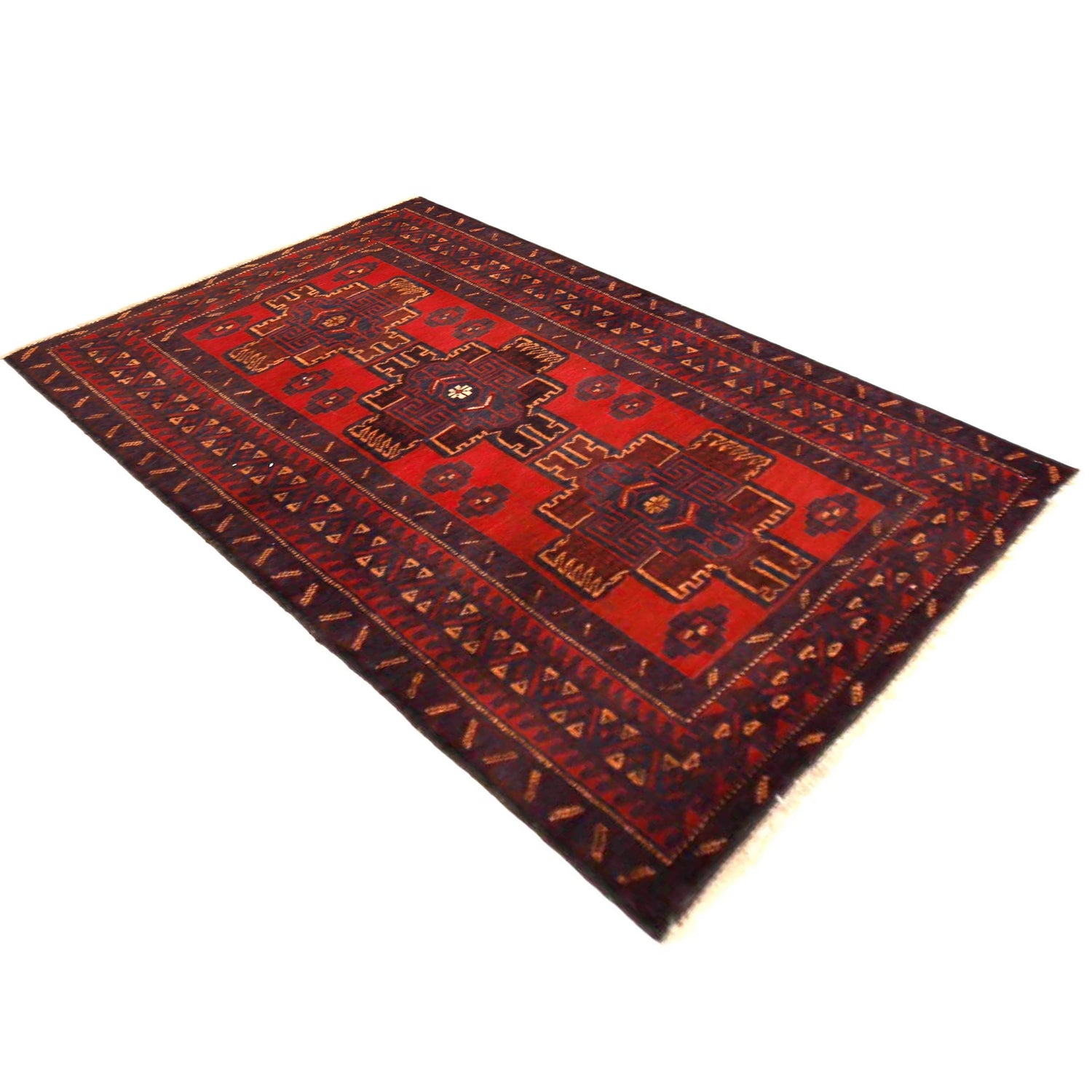 Traditional Baloch Rug 2' 9" x 4' 6" (ft) - No. P36190