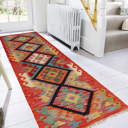 Vegetable Kilim Runner 2' 1" x 6' 5" (ft)- No. P36198