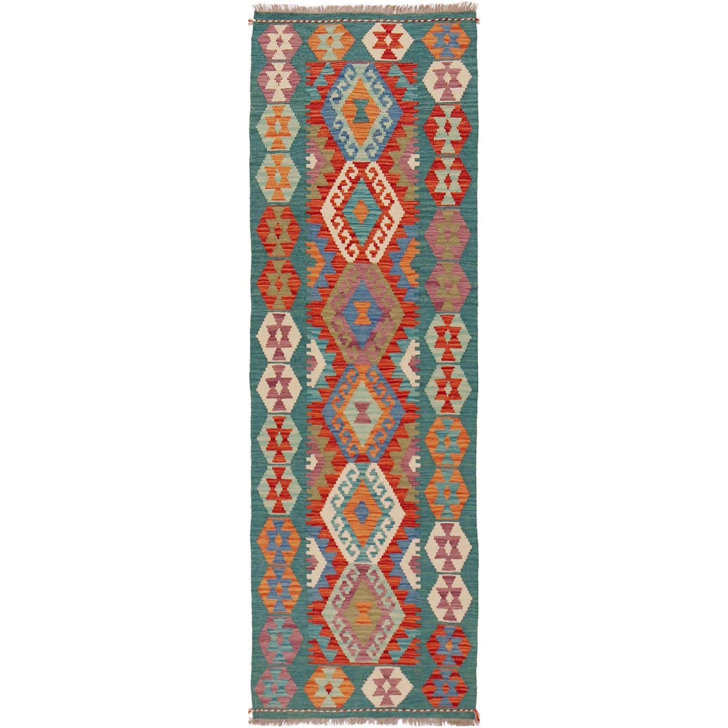 Vegetable Kelim Runner 2' 1" x 6' 9" (ft)- No. P36200