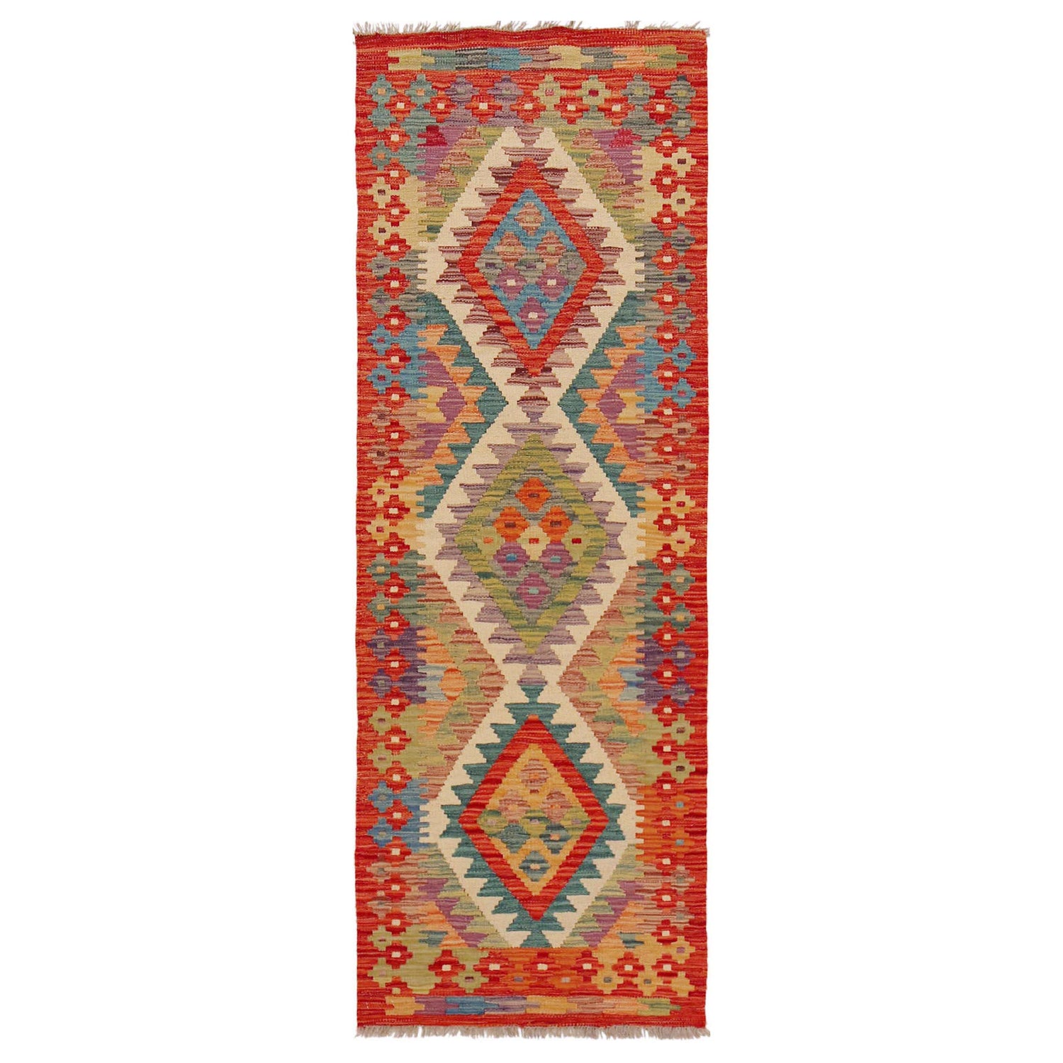 Vegetable Kilim Runner 2' 0" x 6' 7" (ft)- No. P36201