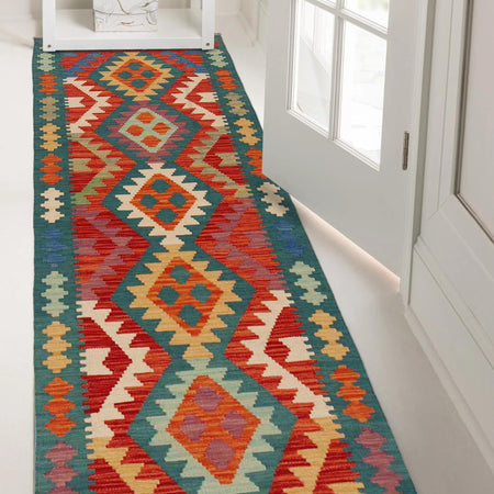 Vegetable Kelim Runner 2' 1" x 6' 6" (ft)- No. P36202