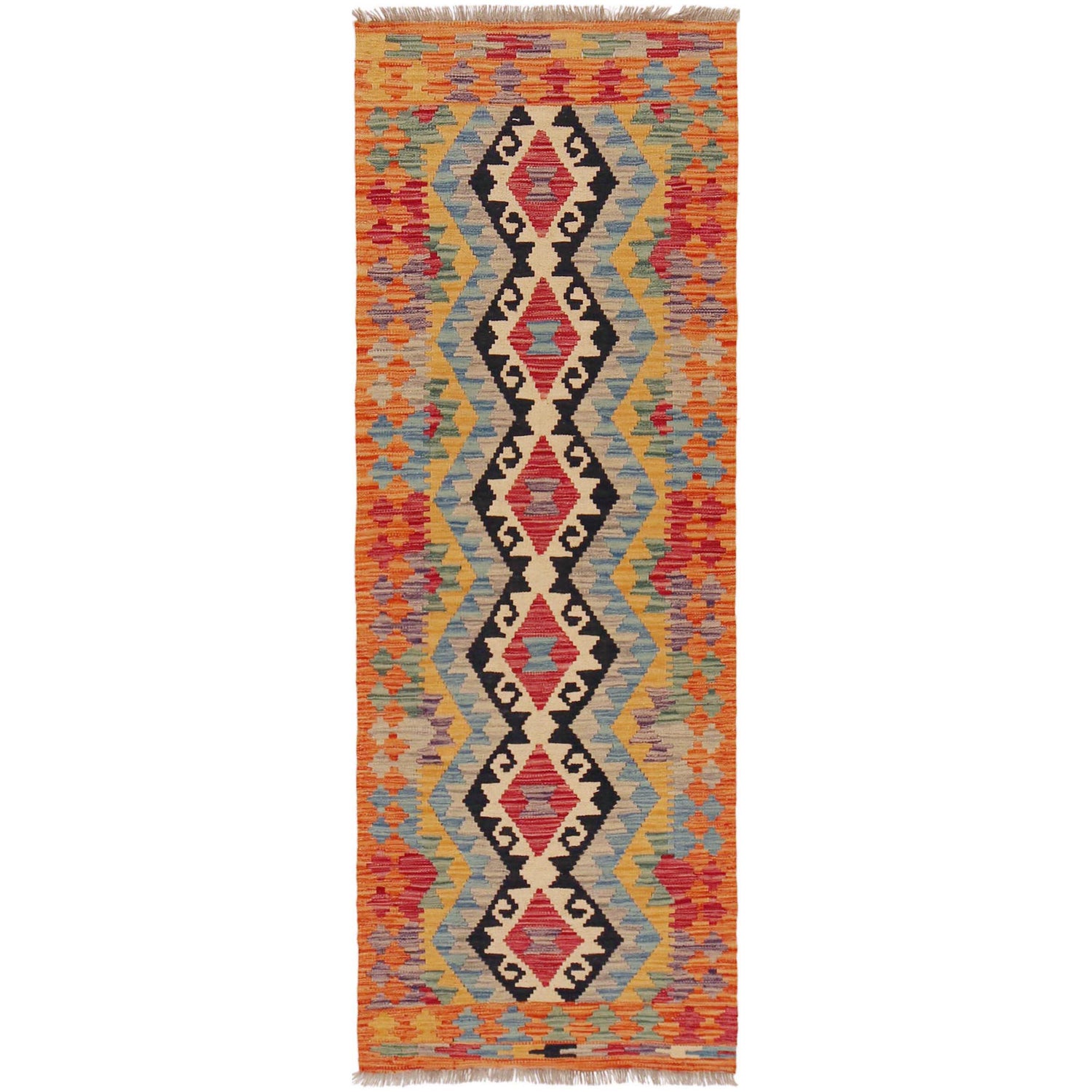 Vegetable Kilim Runner 2' 4" x 6' 5" (ft)- No. P36203