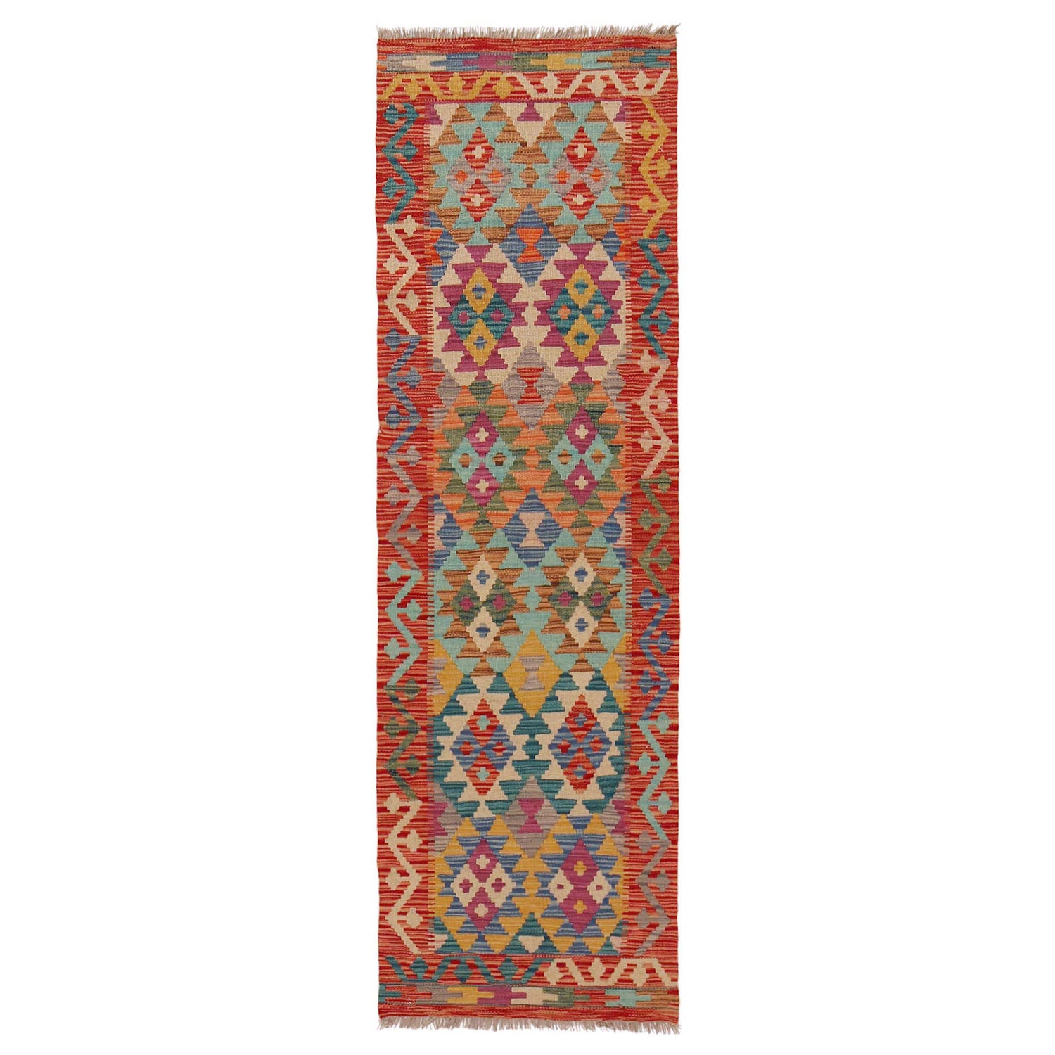 Vegetable Kelim Runner 1' 11" x 6' 7" (ft)- No. P36205