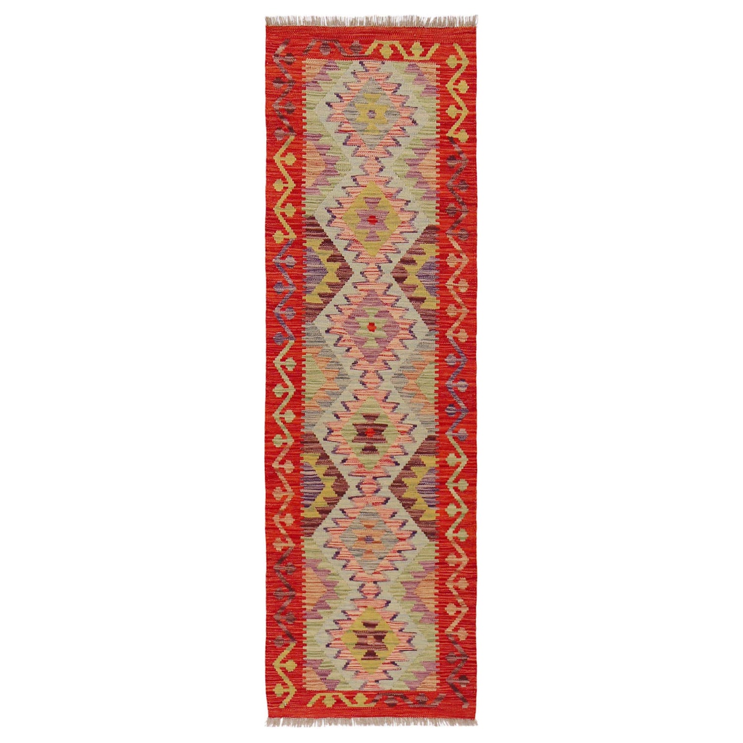 Vegetable Kilim Runner 2' 0" x 6' 6" (ft)- No. P36206