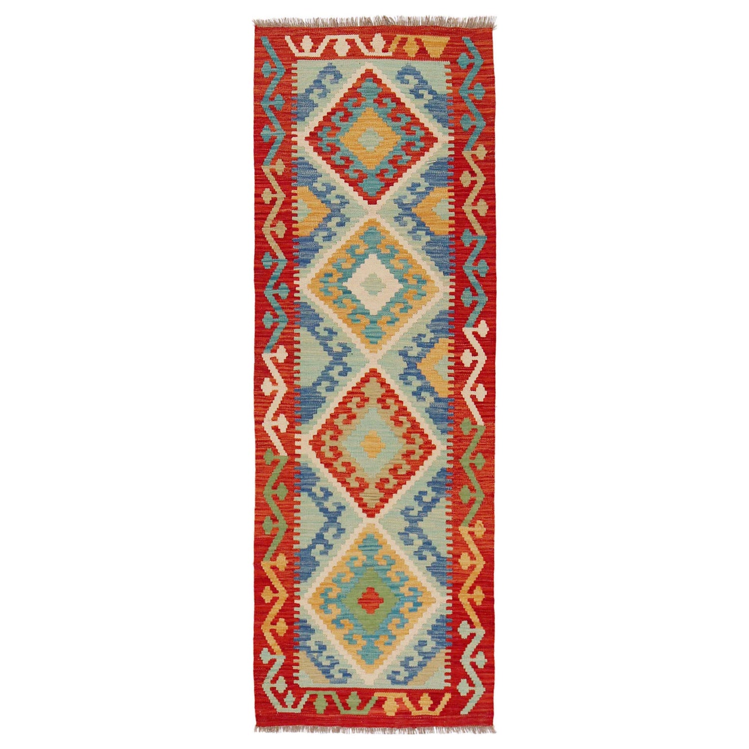 Vegetable Kilim Runner 2' 1" x 6' 4" (ft)- No. P36208