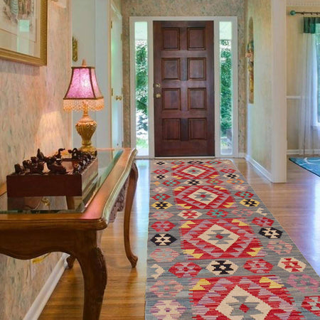 Vegetable Kelim Runner 2' 0" x 6' 5" (ft)- No. P36209