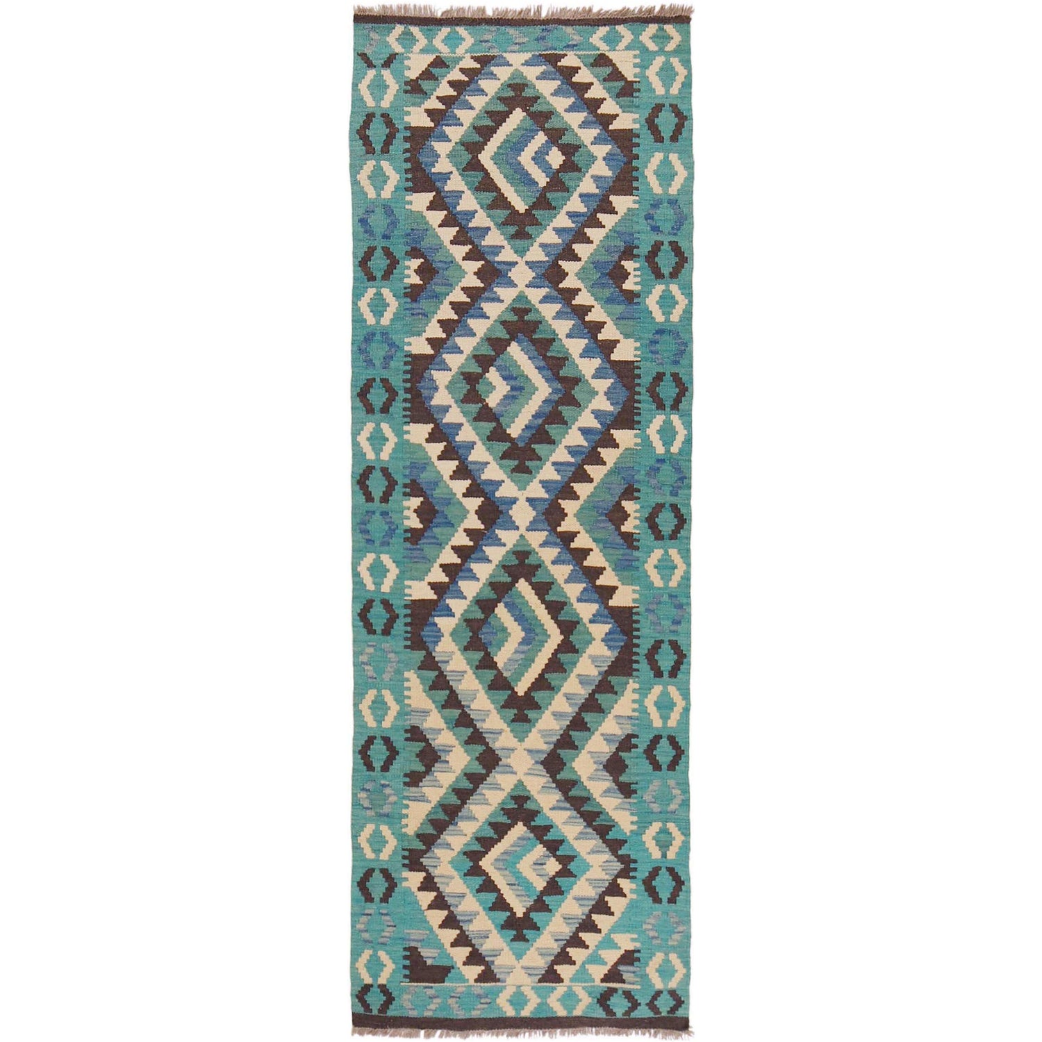 Vegetable Kilim Runner 2' 2" x 6' 7" (ft)- No. P36210