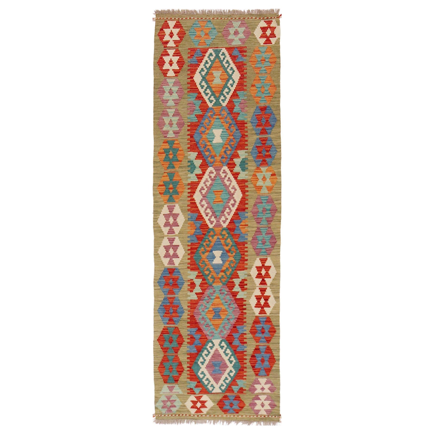 Vegetable Kilim Runner 2' 0" x 6' 9" (ft)- No. P36212