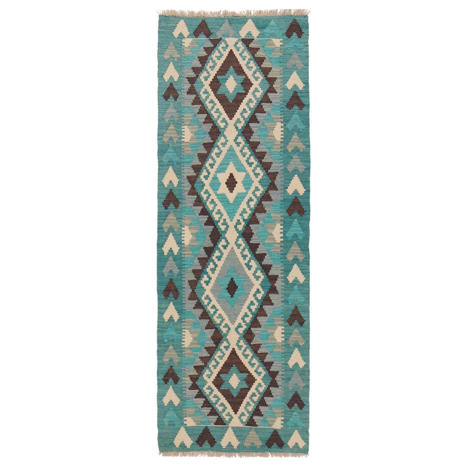 Vegetable Kelim Runner 2' 0" x 6' 6" (ft)- No. P36213