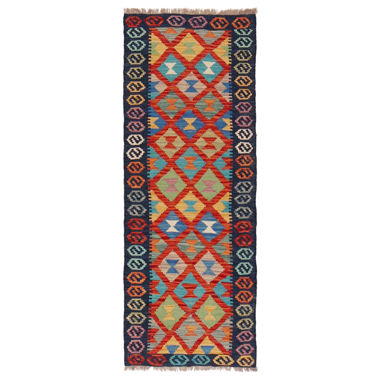 Vegetable Kelim Runner 1' 9" x 4' 9" (ft)- No. P36217