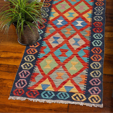 Vegetable Kelim Runner 1' 9" x 4' 9" (ft)- No. P36217