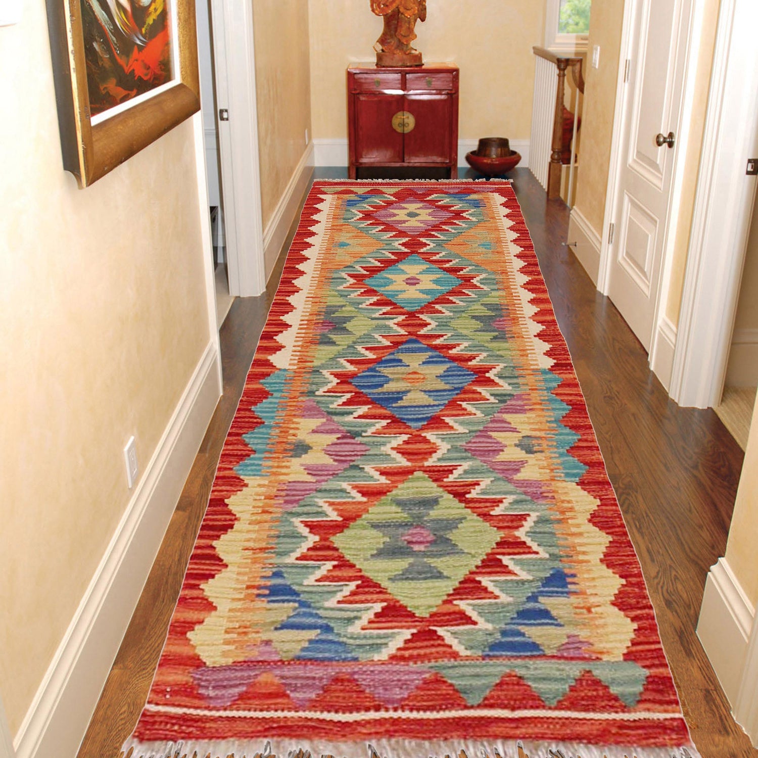 Vegetable Kilim Runner 1' 7" x 4' 9" (ft)- No. P36223