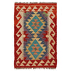 Handmade Vegetable Kilim 1' 10" x 2' 10" (ft) - No. P36298