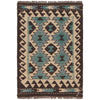 Handmade Vegetable Kilim 2' 0" x 3' 0" (ft) - No. P36314