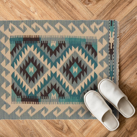 Handmade Vegetable Kilim 2' 0" x 2' 10" (ft) - No. P36318