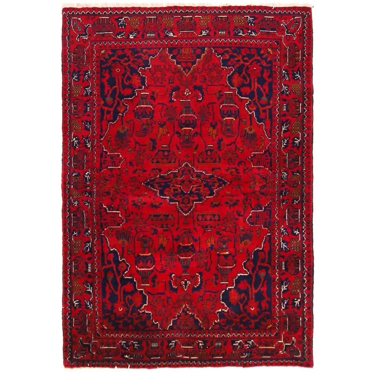 Oriental Khal Mohammadi Rug 3' 5" x 4' 11" (ft) - No. P36320