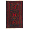 Multi Color Baluchi Rug 2' 9" x 4' 6" (ft) -No P36323