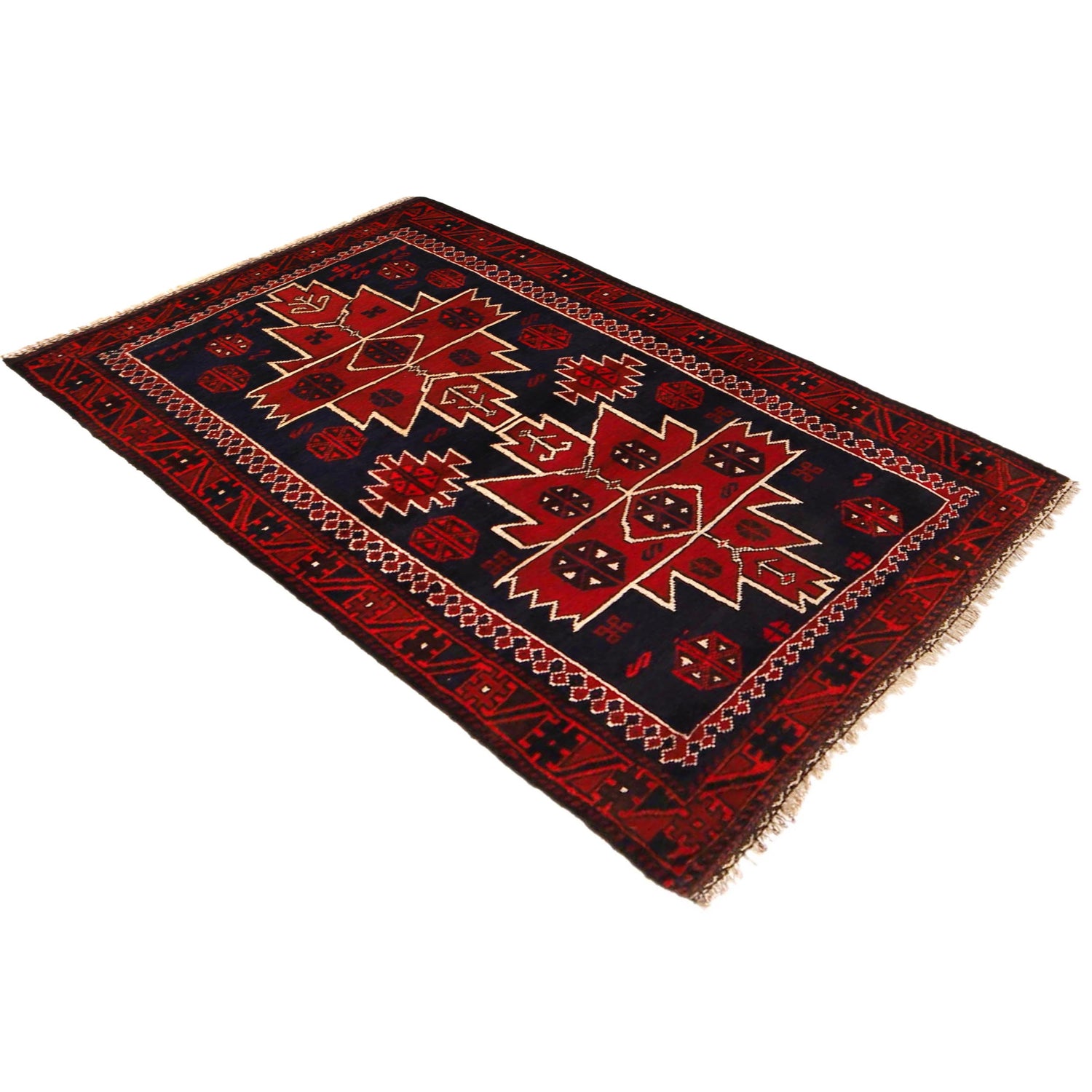 Multi Color Baluchi Rug 2' 11" x 4' 10" (ft) - No. P36324