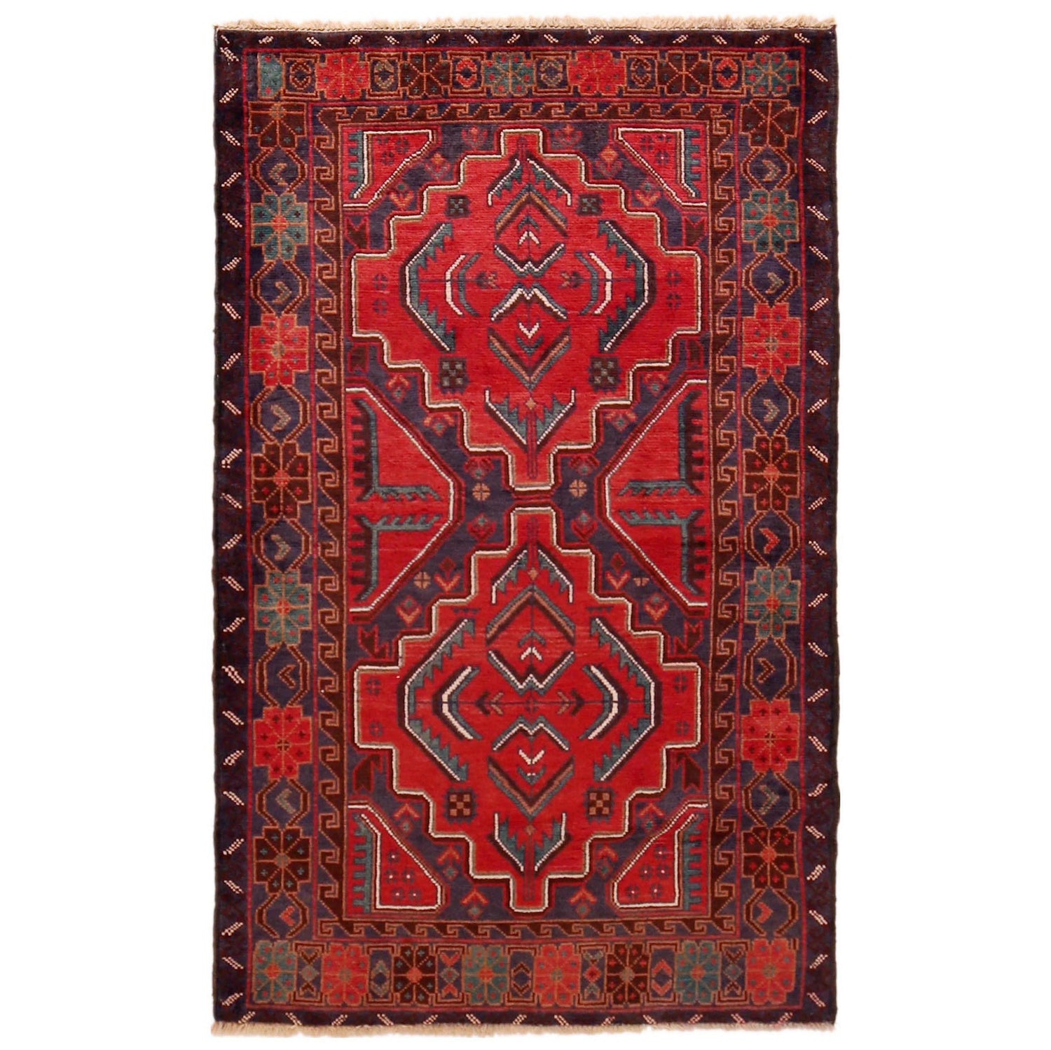 Handmade Baluchi Rug 3' 0" x 4' 10" (ft) -No P36325