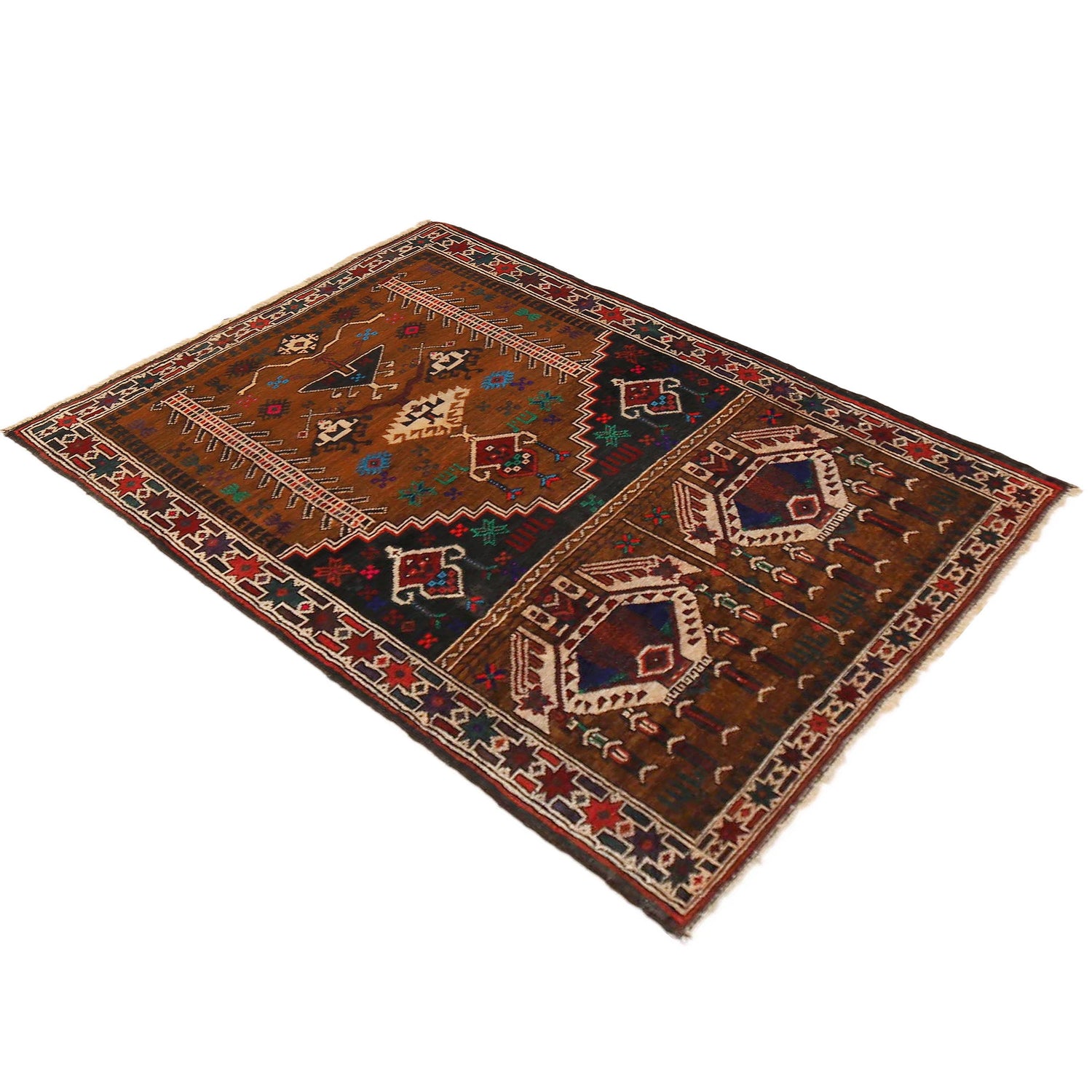 Handmade Prayer Rug 2' 9" x 4' 0" (ft) - No. P36326