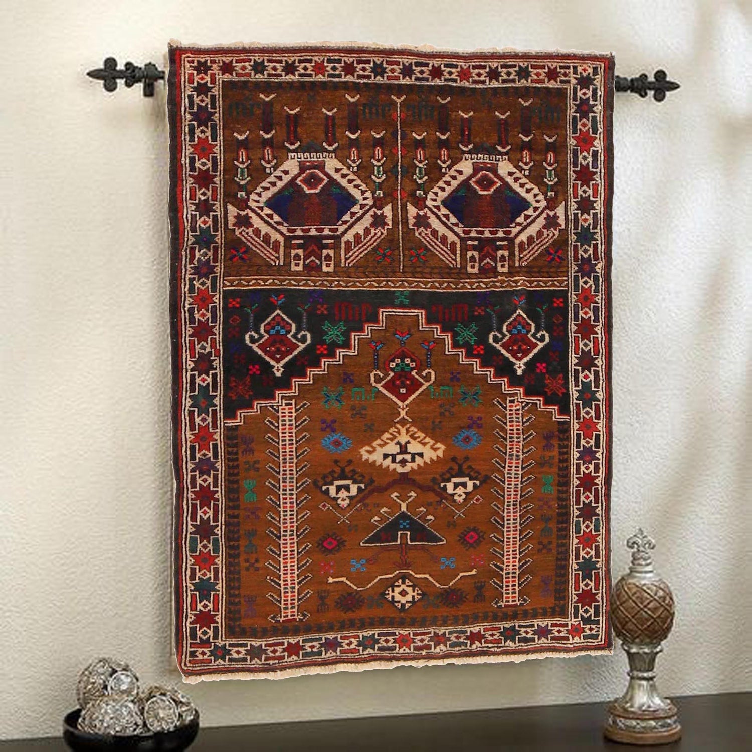 Handmade Prayer Rug 2' 9" x 4' 0" (ft) - No. P36326