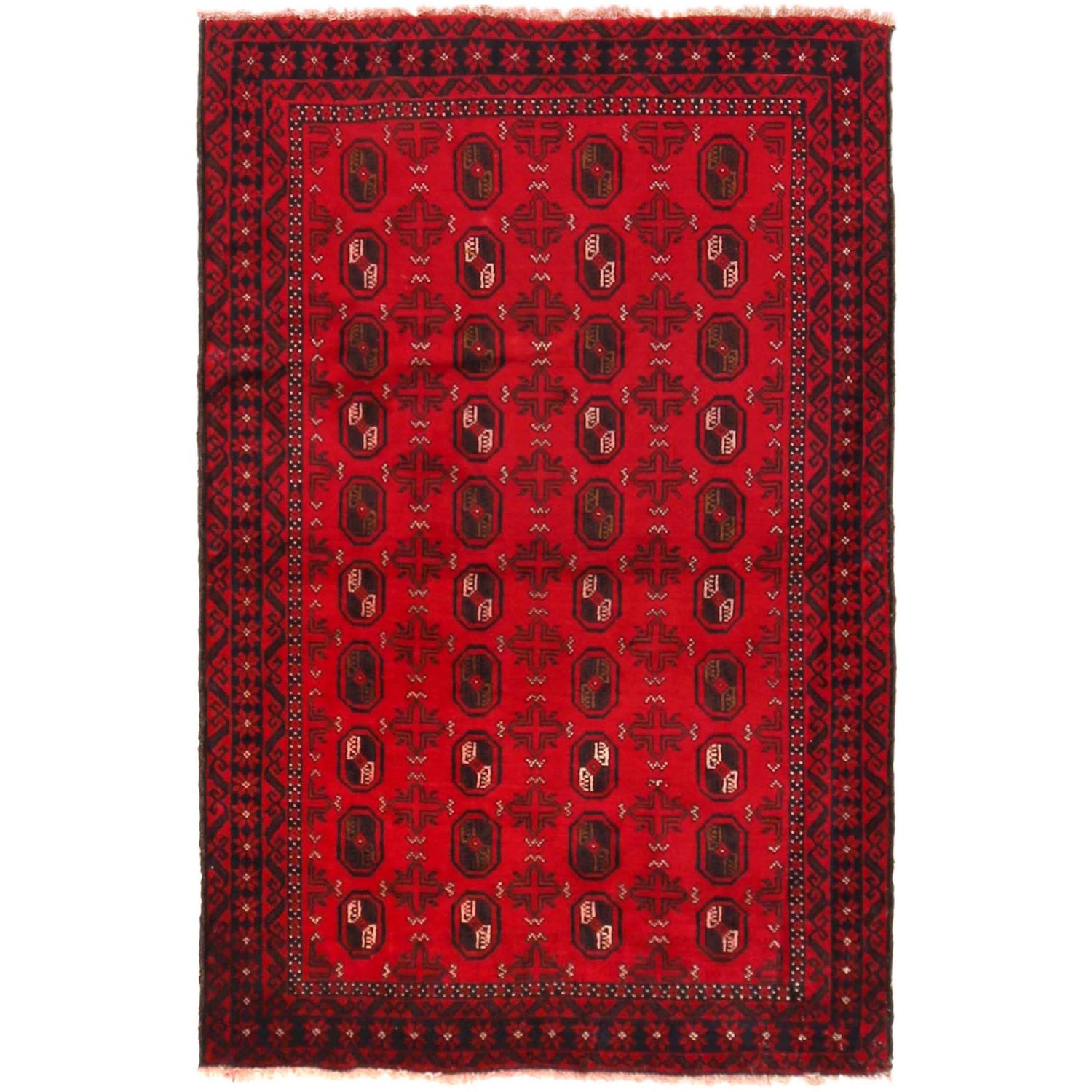 Hand Knotted Baluchi Rug 3' 0" x 4' 7" (ft) -No P36327
