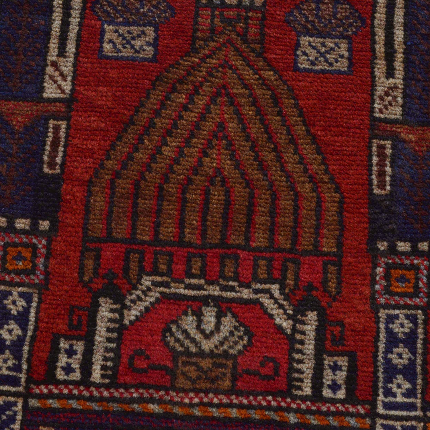 Small Prayer Rug 2' 8" x 3' 10" (ft) - No. P36329