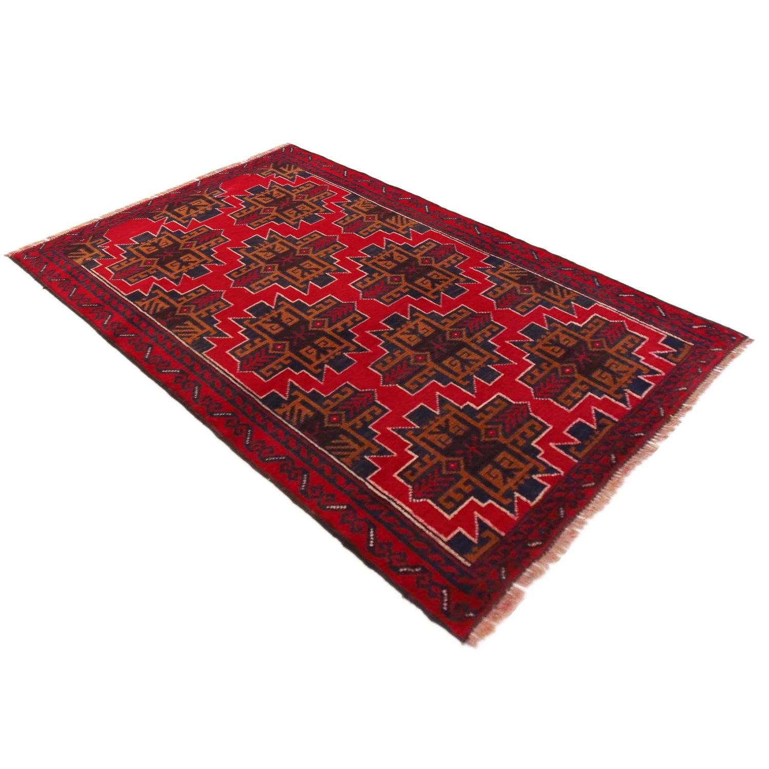 Tribal Baloch Rug 2' 7" x 4' 4" (ft) - No. P36330