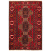 Baluch Small Size Rug 3' 1" x 4' 6" (ft) -No P36332